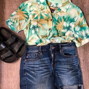 Panama Jack Small Hawaiian Button Down Shirt